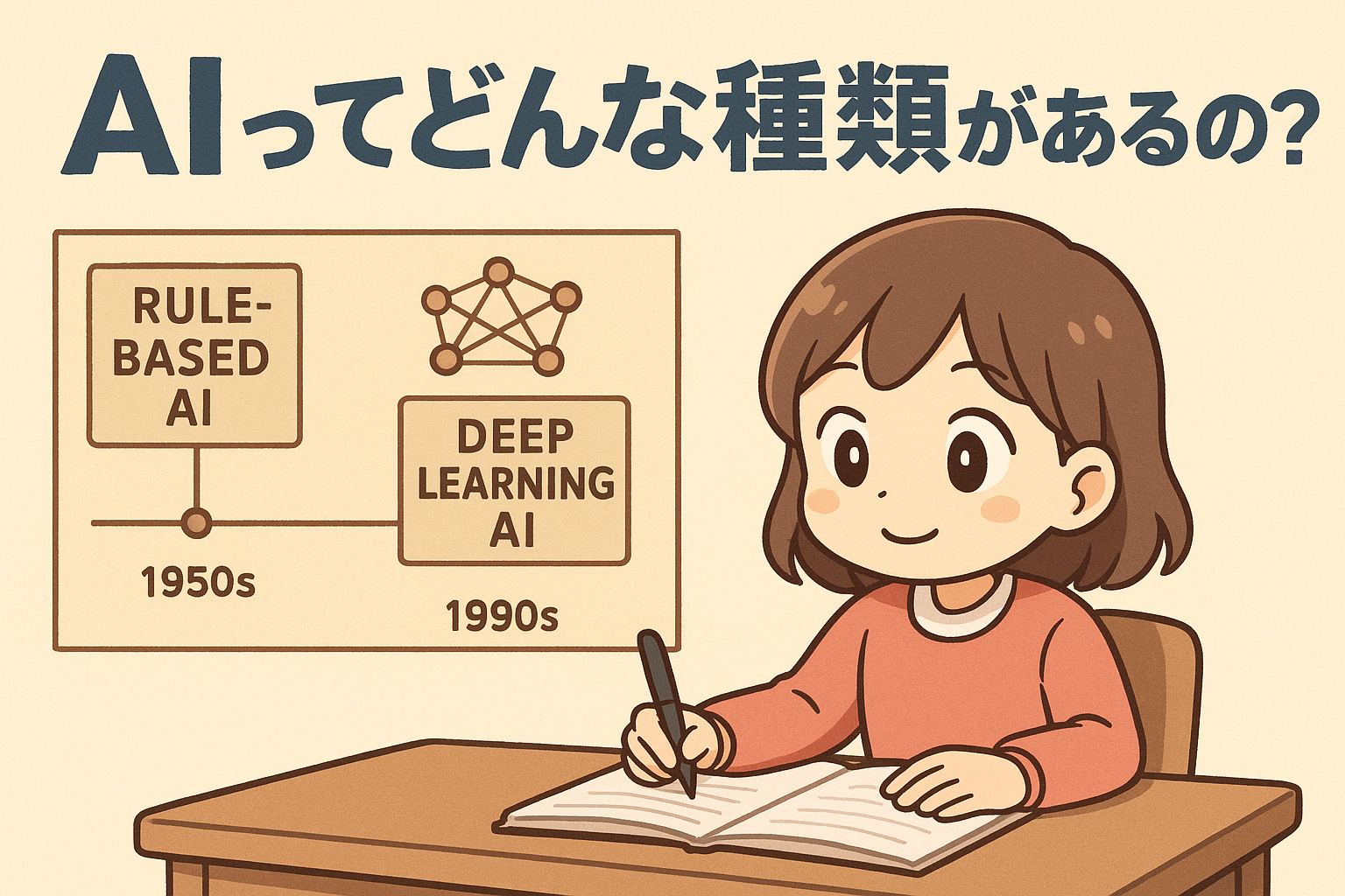 AIってどんな種類があるの？その分類をAIの歴史から探る！