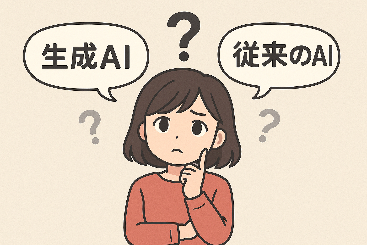 生成AIって従来のAIとどう違うの？最新AIの特徴を解説！
